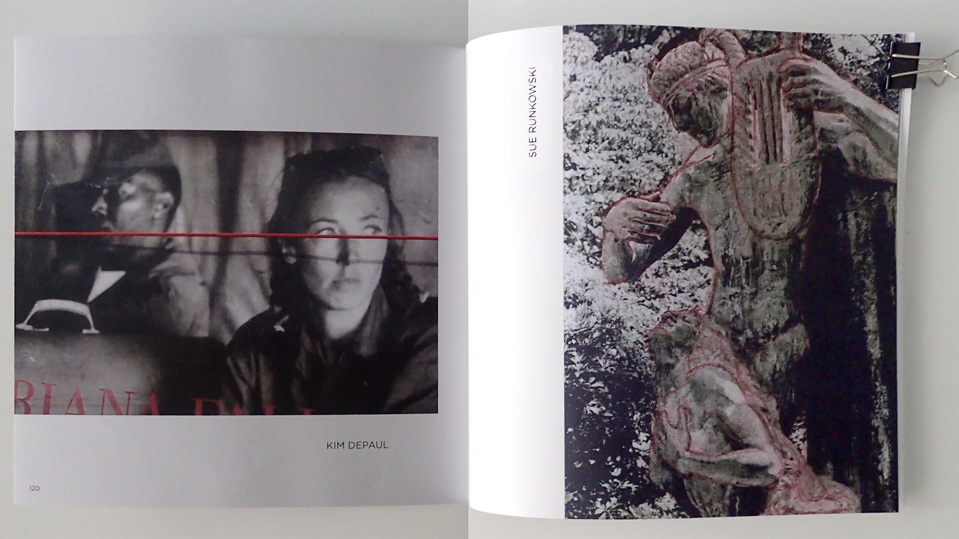 image of the page where my photo appeared in the Maine Media Workshops College Exquisite Corpse Volume 2