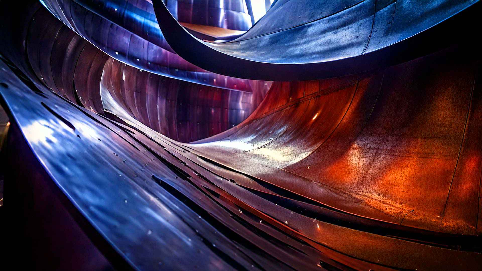 image of curved steel